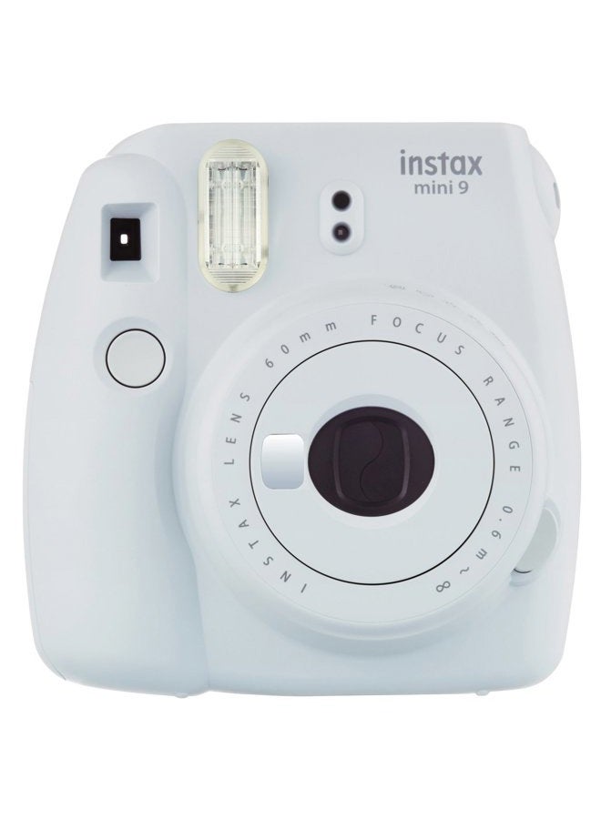 Instax Fujifilm Mini 9 Instant Film Camera, Smoky White, 16550679 - Image 1